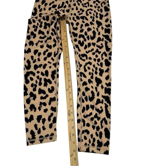 Allfenix 7/8 High Rise Leopard Print Leggings - Picture 8 of 11